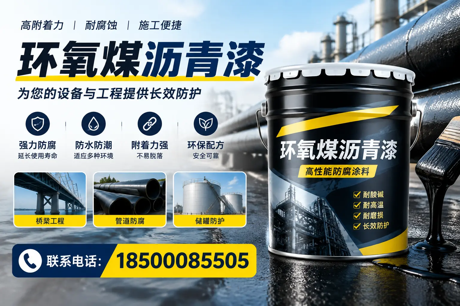 环氧煤沥青漆与其他涂料的对比分析,助力榆林企业决策
